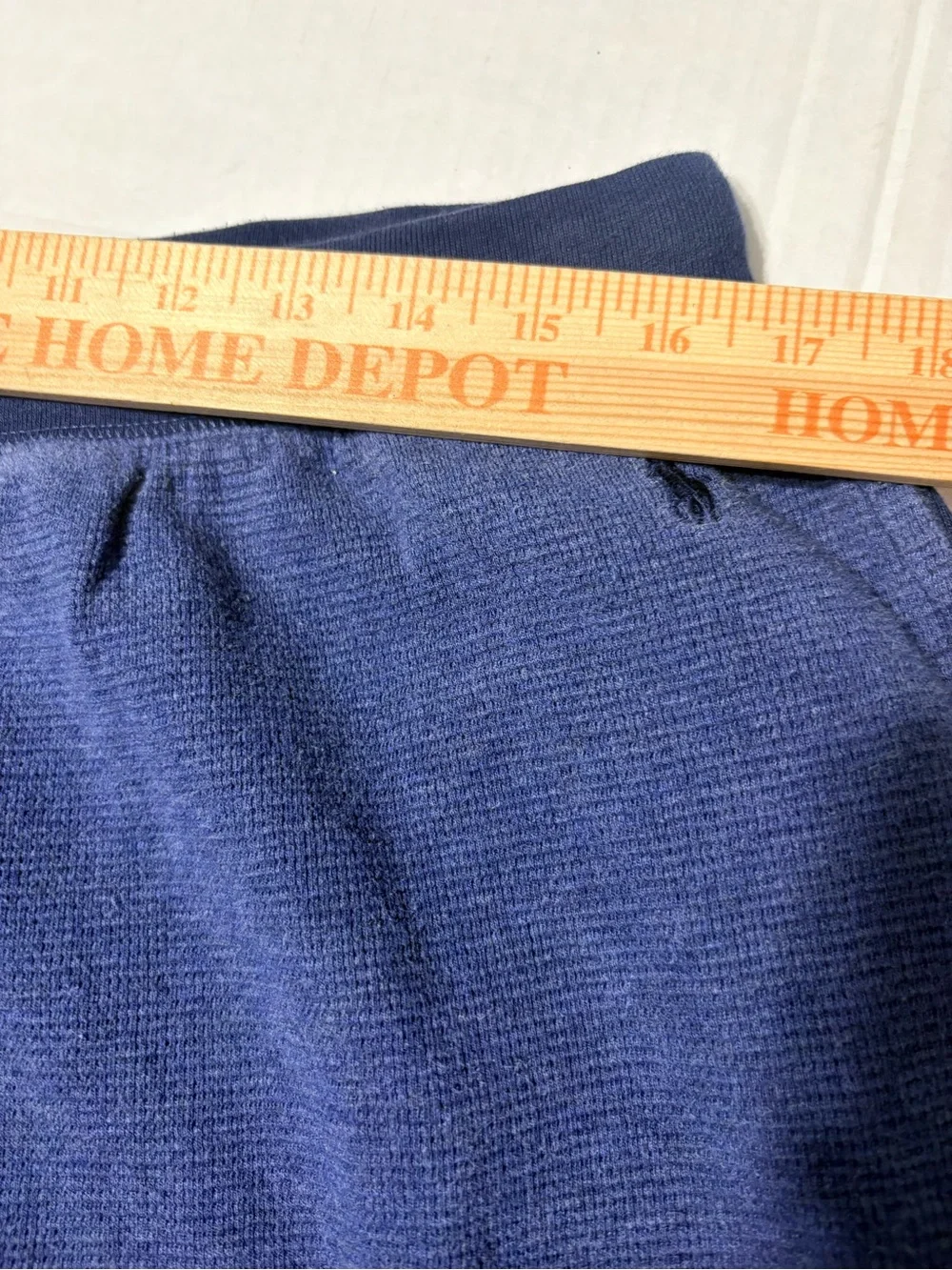 Men’s Polo Ralph Lauren Classic Blue Cotton Waffle Lounge Pants Drawstring Waist